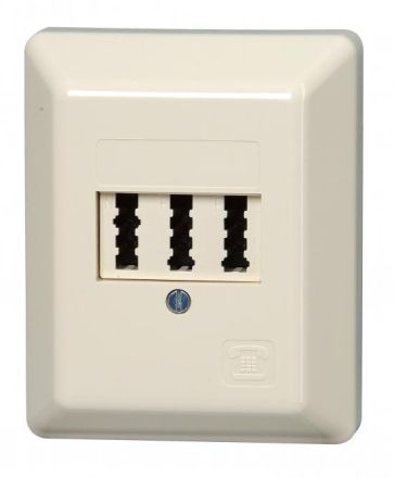 Kopp 33369396 AP 2x6-pin NFF-C. Telephone connection box