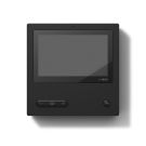 Siedle AVP 870-0 S Access video panel in black