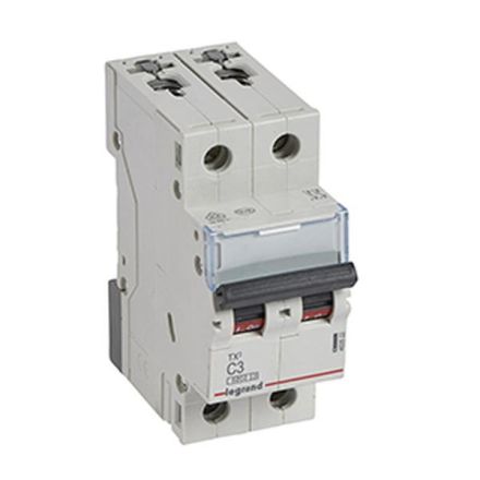 Legrand 403522 Circuit breaker TX3 C3A 2P 6KA 2M
