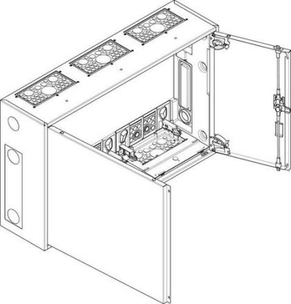 ABN S33L protective insulated WxHxD: 800x500x210mm