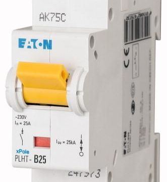 Eaton PLHT-B25 circuit breaker, 25A, 1p, B-Char , 247973