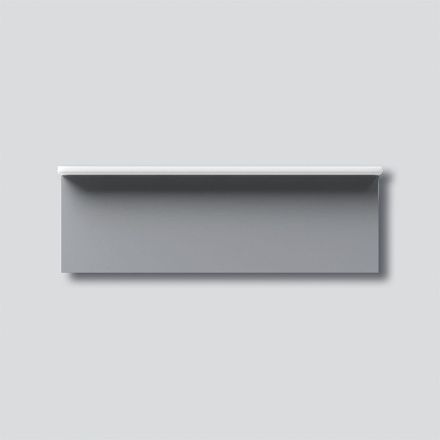 Siedle LEDF 600-6/2-0 SM LED panel light in silver metallic