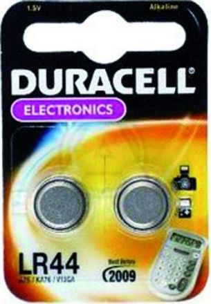 Hückmann 101797 LR44 Alkaline 1.5V/105mAh (PK=2pcs.) Alkaline button cell