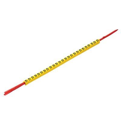 Weidmüller 0560001670 CLI R 02-3 GE/SW Q cable marker on mounting mandrel