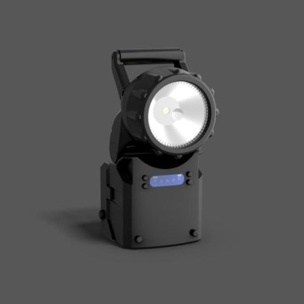 RZB 672317.003 Handheld spotlight 3W 150x125x290mm 3h LED emergency light