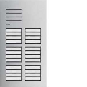 Elcom REQ024Y Door station front panel audio 24 keys 2 rows 2D stainless steel ONE