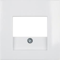 Berker 10338919 Central piece with TAE cut-out polar white, glossy Berker S.1/B.3/B.7