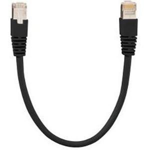 Rutenbeck 23510220 PK Cat.6A iso U 6 kV HF 2.0 m black patch cable