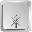 ELSO 731044 touch surface stop button pure white