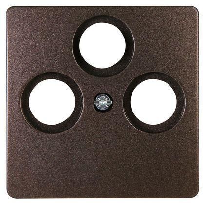 Kopp 335026184 PARIS TV/RF/SAT rosewood antenna cover