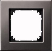 MERTEN 475114 metal frame 1-way rhodium grey