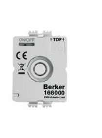 Berker 168000 lighting insert 230V 1.7mA switch