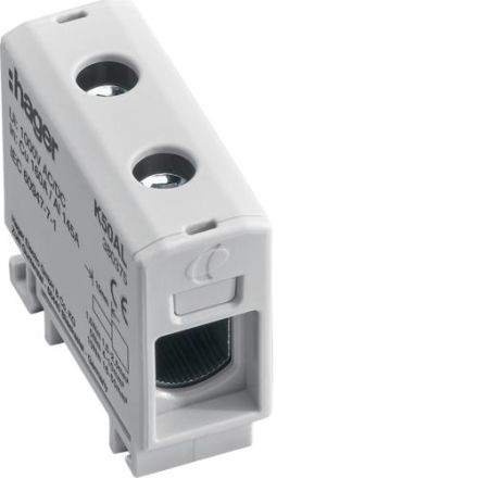 Hager K50AL connection terminal for aluminum + copper cables 2.5-50qmm grey