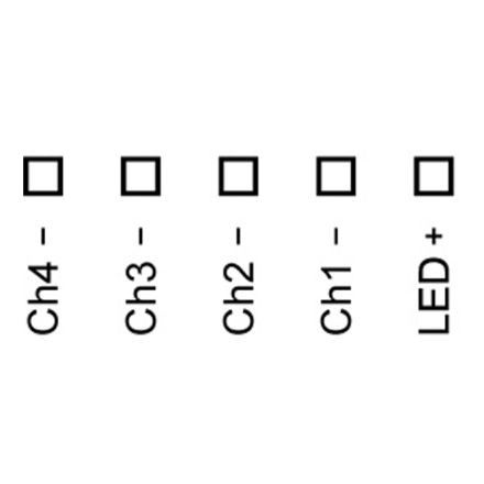 LUNATONE 89453832 DALI LED dimming actuator CV DT6 DE | 4-fold, 16 A