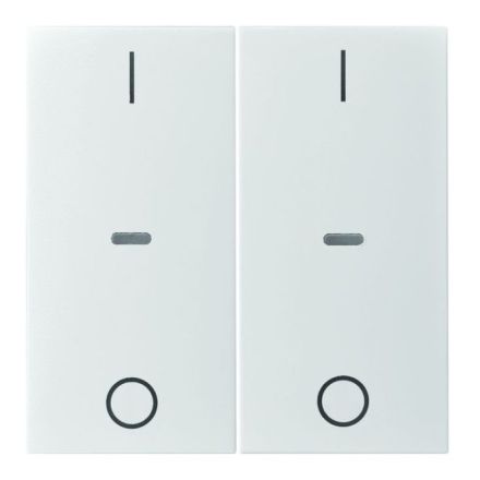 BERKER 80962382 Cover for push button sensor S.1/B.3/B.7 | 2-way, IO | glossy white