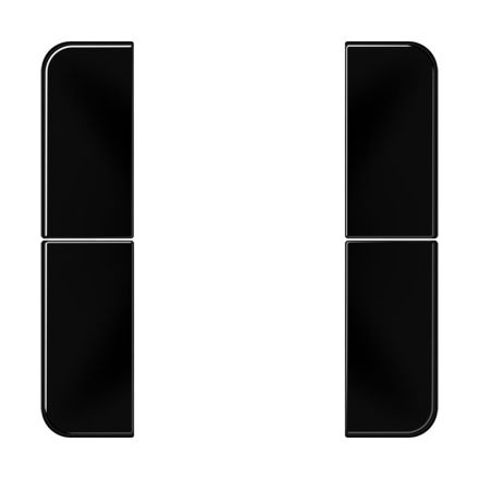 JUNG CD502TSASW button set F50 series CD | 2-way | black