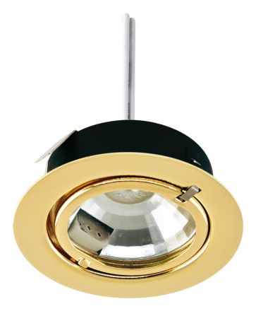 EVN 425421 round gold G4 max.20W 12V recessed ceiling spotlight