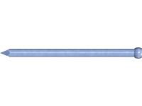 Reisser 001152S021-022050S-1 DIN 1152 wire pins, compression head, 2.2 X 50, steel, galvanized, blue pass., packed in 500 pieces