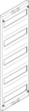 ABN 250x750mm 1FB/5RE open 150mm cover plate (FAO15N)