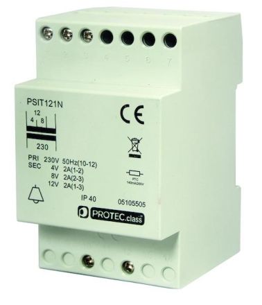 PROTEC.class 05105505 PSIT121N 4/8/12V safety transformer