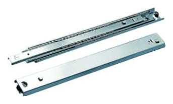 RITTAL 7061000 telescopic rail for 50 kg for component shelf T400 mm, pack of 2.