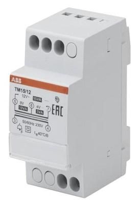 ABB Stotz-Kontakt 2CSM228735R0802 TM15/12 15VA 12VAC bell transformer