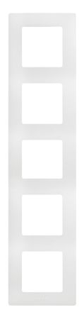 Legrand 665005 frame Niloe 5-way ultra white white, (white)