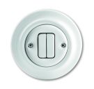 Busch-Jaeger 2002/5 UJ-64 rocker switch, series connection studio white