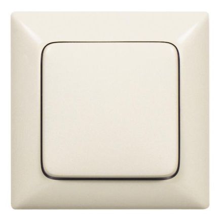 Legrand 776001 cover frame 1-way Creo almond white, (beige)