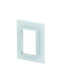 OBO Bettermann G-AWAG70110RW pure white closed aluminium wall end panel, 6278840
