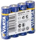 Varta 4-pack Alkaline, Mignon, AA, LR06, 1.5V