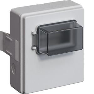 Hager KEB771B1 unibarM size 1 2xD01 16A 2xCEE 3P outlet box