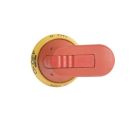 ABB Stotz-Kontakt OHY65J6E011, pistol grip red-yellow 65mm shaft 6mm IP65 labeling I-0-II, 1SCA022779R1840