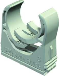 OBO Bettermann M-Quick 15-19mm light grey Multi-Quick clamp, 2153106