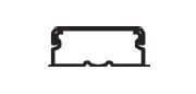 EFAPEL 32X12,5 TRUNKING WITHOUT DIVIDER WHITE