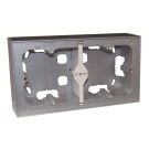 EFAPEL LOGUS 90 SERIES DOUBLE SURFACE MOUNT BOX ALUM