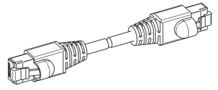 ABB Striebel & John 2CPX054393R9999 ZLPBL200 RJ45 with plug blue L:2000mm patch cable
