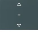 BERKER 80961275 Cover for push button sensor K.1/K.5 | 1-way, arrows | matt anthracite