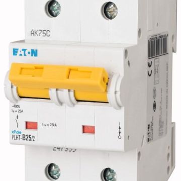 Eaton PLHT-B25/2 LS switch, 25A, 2p, B-Char , 247999