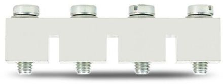 Wago 883-7044 jumper, 4-way, blank, silver-coloured