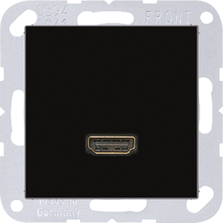 Jung MAA1112SW Multimedia connection system HDMI, Series A, black