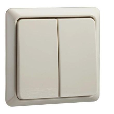 ELSO 501500 series switch 10A complete RENOVATION pearl white