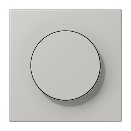 Jung LC1740205 cover with rotary knob, LS series, gris clair 31 ( LC32013 )