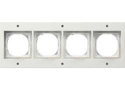 Gira 021466 4-way cover frame Gira TX_44 (WG UP) pure white