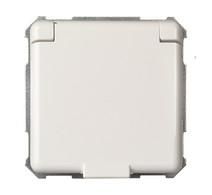 ELSO 225034 socket insert with hinged lid 16A pure white