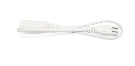 L&S 1801629 connecting cable 500 mm white