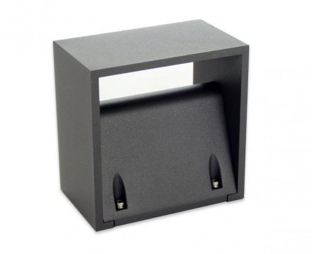 SLV 232105 LED wall light LOGS WALL square anthracite 6W ww