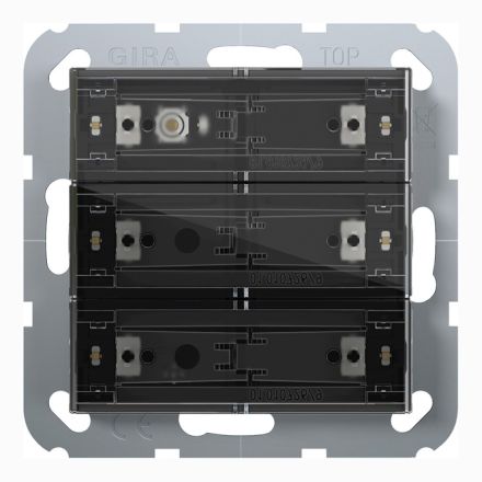 GIRA 504300 KNX pushbutton sensor 4 System 55 | 3-fold, comfort