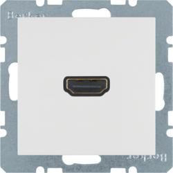 Berker 3315428989 High Definition socket polar white, glossy Berker S.1/B.3/B.7