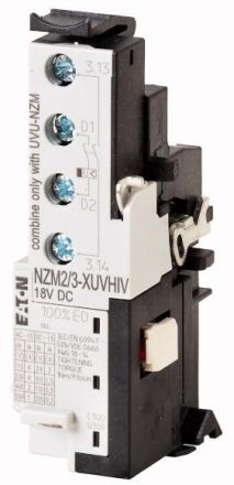 Eaton NZM2/3-XUVHIV undervoltage release, +2fS, for delay unit, 259684